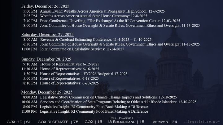 Thumbnail image for Daily Schedule