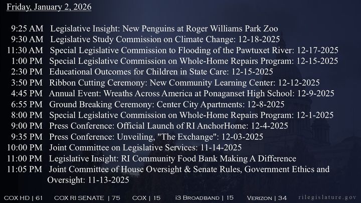 Thumbnail image for Daily Schedule