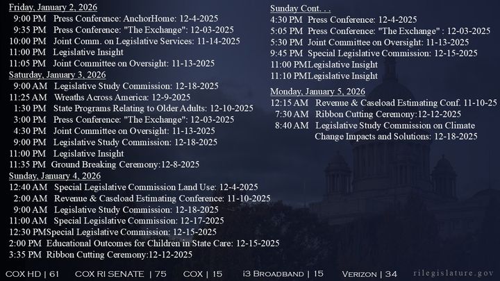 Thumbnail image for Daily Schedule