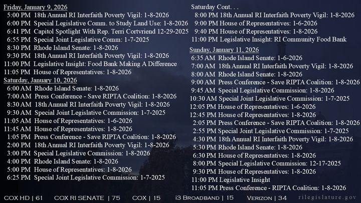 Thumbnail image for Daily Schedule