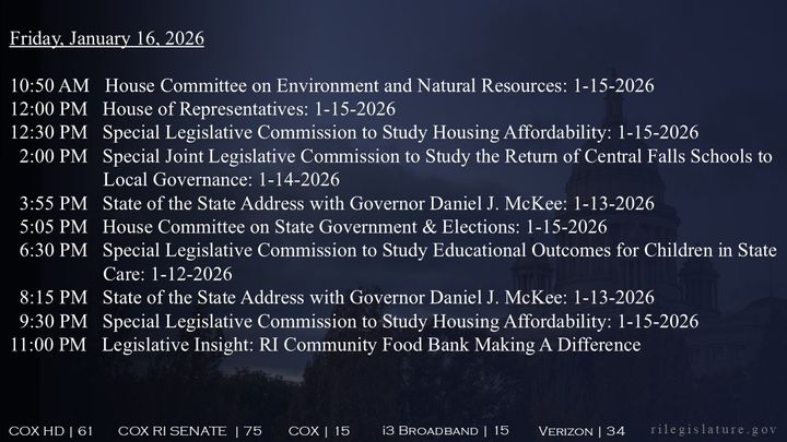 Thumbnail image for Daily Schedule