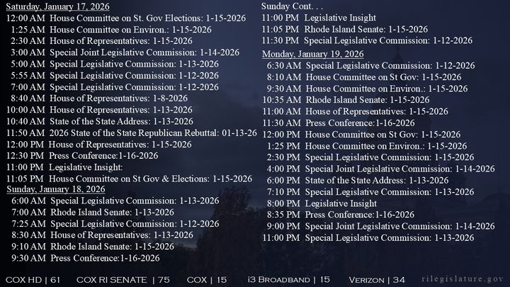 Thumbnail image for Daily Schedule