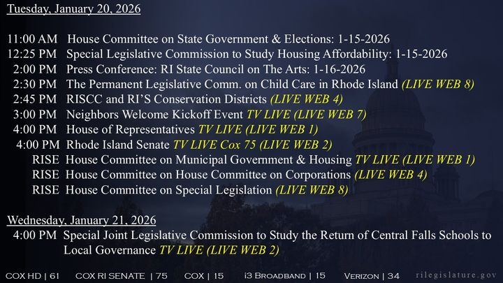 Thumbnail image for Daily Schedule