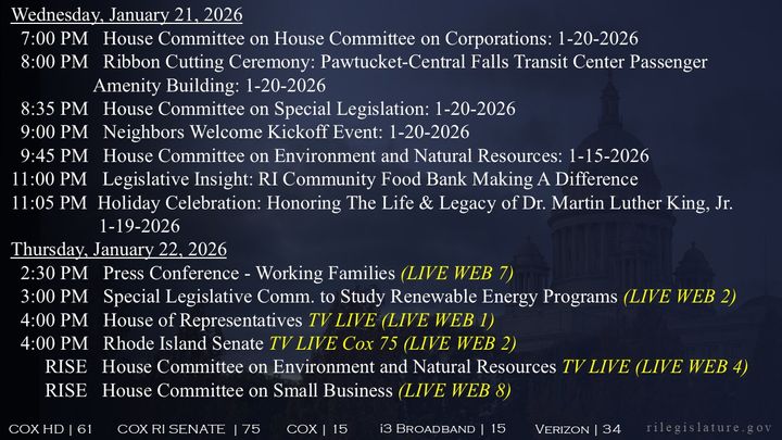 Thumbnail image for Daily Schedule