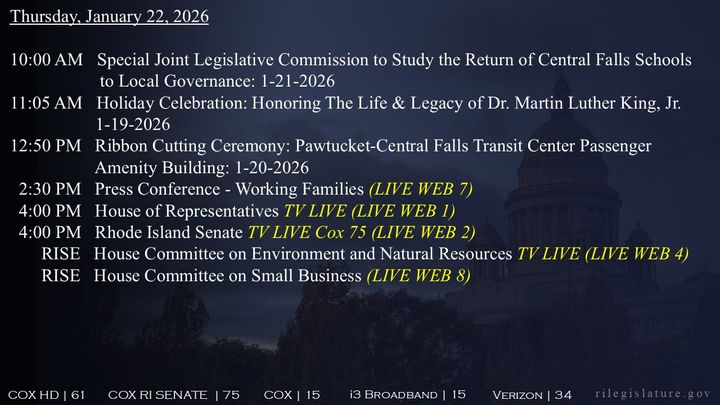 Thumbnail image for Daily Schedule