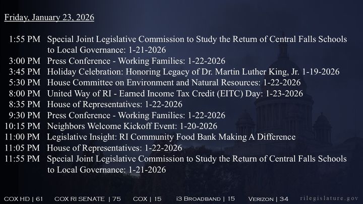 Thumbnail image for Daily Schedule