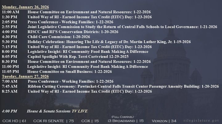 Thumbnail image for Daily Schedule