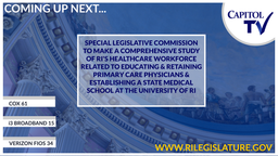 Thumbnail image for Spec. Leg. Comm. URI Medical School Study: 1-27-2026
