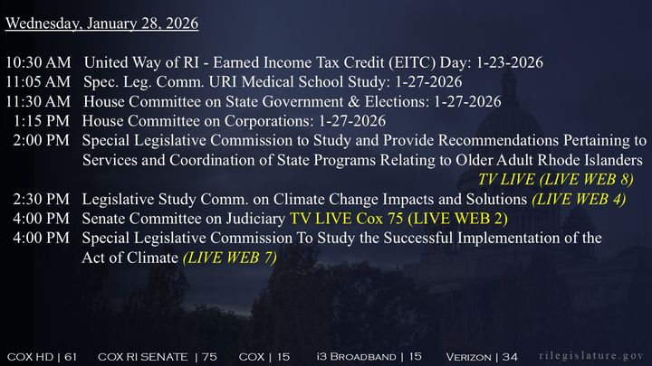 Thumbnail image for Daily Schedule