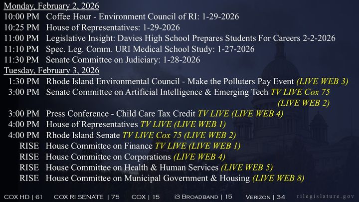 Thumbnail image for Daily Schedule