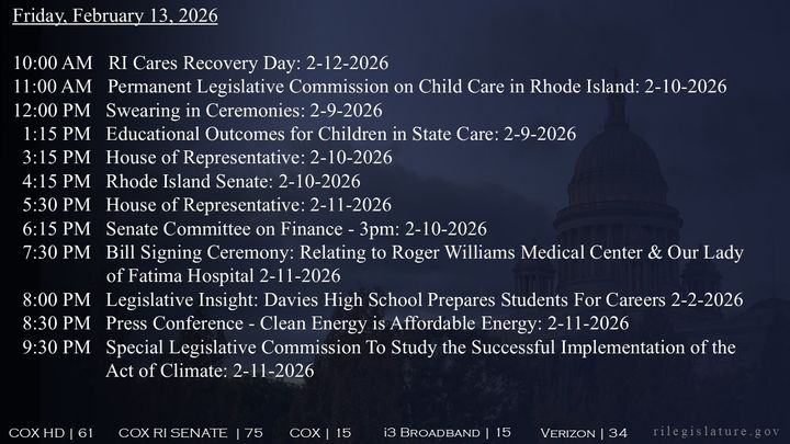 Thumbnail image for Daily Schedule