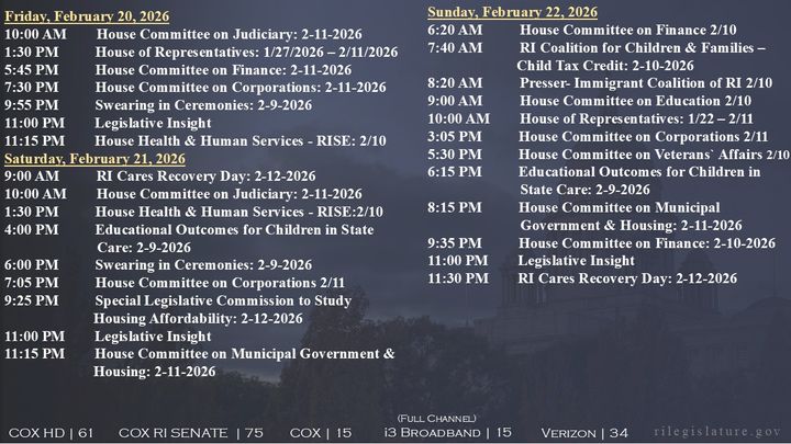 Thumbnail image for Daily Schedule