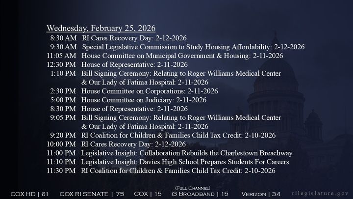 Thumbnail image for Daily Schedule