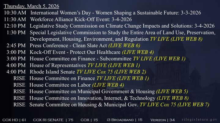 Thumbnail image for Daily Schedule