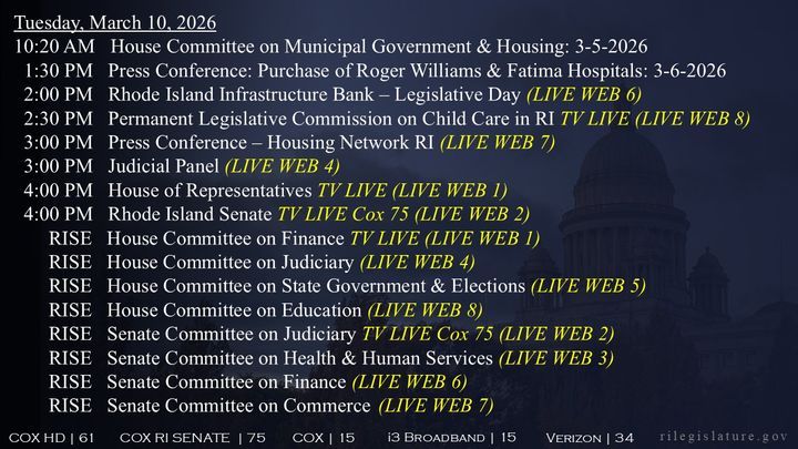 Thumbnail image for Daily Schedule