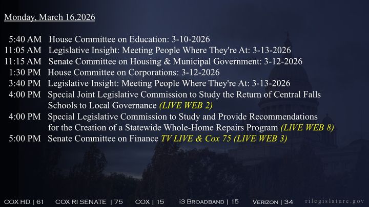 Thumbnail image for Daily Schedule