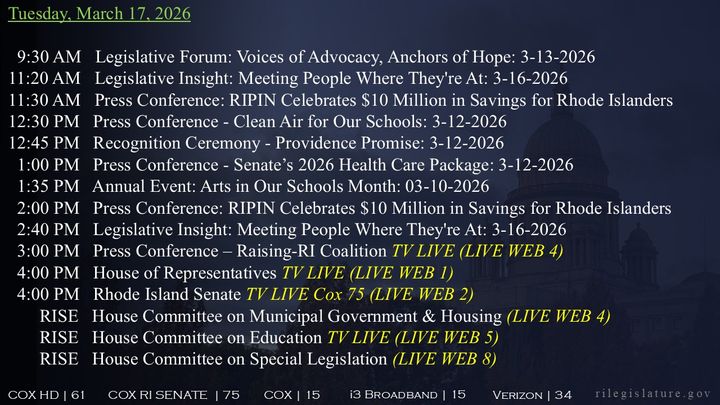 Thumbnail image for Daily Schedule