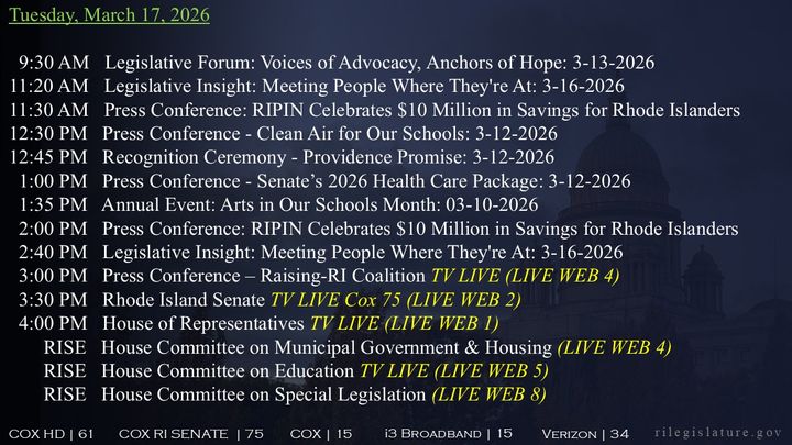 Thumbnail image for Daily Schedule