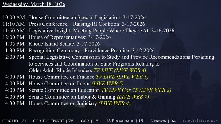 Thumbnail image for Daily Schedule