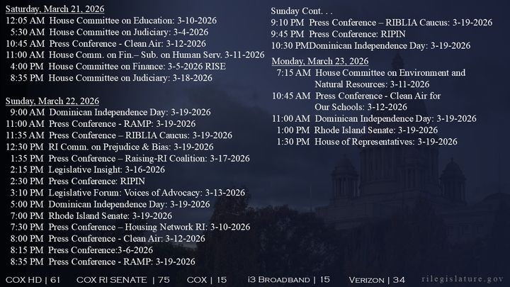 Thumbnail image for Daily Schedule