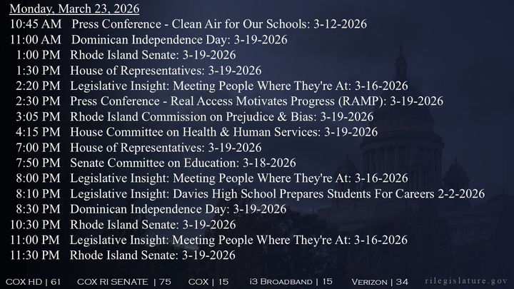 Thumbnail image for Daily Schedule