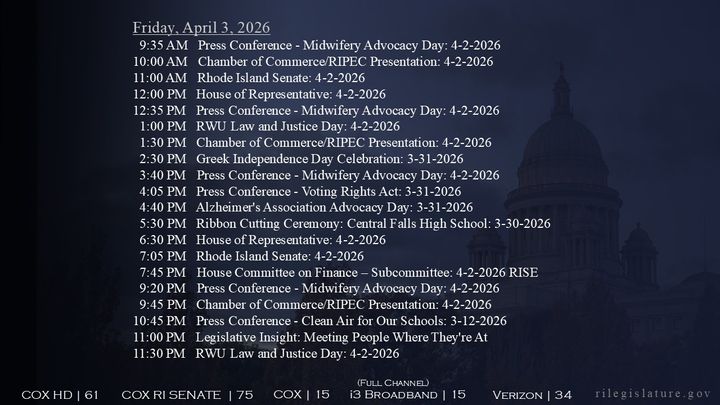 Thumbnail image for Daily Schedule