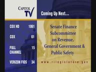 Thumbnail image for 3-10-2022 Senate Committee on Finance:  Subcommittee on Revenue, General Government & Public Safety