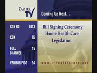 Thumbnail image for 7-24-18 Bill Signing Ceremony: Home Health Care Legislation