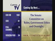 Thumbnail image for 10-5-2021 Senate Committee on Rules, Ethics & Oversight