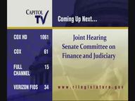 Thumbnail image for 5-17-2021  Joint  Senate Hearing:  Finance and Judiciary