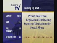 Thumbnail image for 5-3-18 Press Conference: Legislation Eliminating Statute of Limitaitons for Sexual Abuse