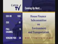 Thumbnail image for 5-19-2021 House Finance Subcommittee on Environment and Transportation