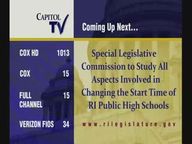 Thumbnail image for 10-31-2017 Special Legislative Commission to study all aspects involved in changing the Start Time of Rhode Island’s Public Schools