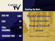 Thumbnail image for 4-19-2021  Press Conference: Construction Season Kickoff Event