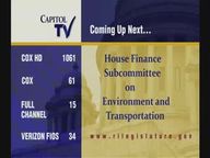Thumbnail image for 4-9-19 House Finance Subcommittee on Environment and Transportation