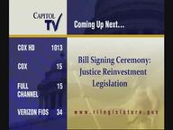 Thumbnail image for 10-5-17  Bill Signing Ceremony:  Justice Reinvestment Legislation