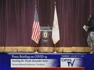 Thumbnail image for 1-21-2021   Dr. Nicole Alexander - Scott's Press Briefing on COVID -19