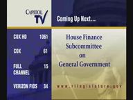 Thumbnail image for 3-19-19 House Committee on Finance - Subcommittee on General Government