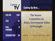 Thumbnail image for 4-4-2022  Senate Committee on Rules, Government Ethics and Oversight