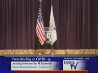 Thumbnail image for 9-3-2020 Governor's Press Briefing on COVID - 19