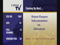 Thumbnail image for 4-5-2022 House Finance Subcommittee on Education