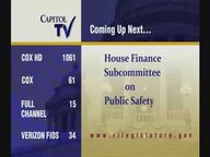 Thumbnail image for 3-28-19 House Finance Subcommittee on Public Safety
