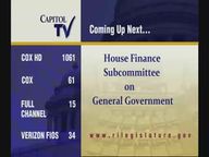 Thumbnail image for 4-10-19 House Finance Subcommittee on General Government