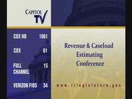 Thumbnail image for 11-2-2020  Revenue & Caseload Estimating Conference - Afternoon