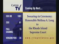Thumbnail image for 1-11-2021  Swearing-in Ceremony:  Honorable Melissa A. Long to the Rhode Island Supreme Court