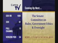 Thumbnail image for 4-25-2022 Senate Committee on Rules, Government Ethics and Oversight