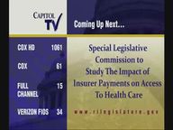 Thumbnail image for 11-20-19  Special Legislative Commission To Study The Impact of Insurer Payments on Access To Health Care