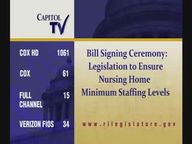 Thumbnail image for 5-27-2021 Bill Signing Ceremony:  Legislation to Ensure Nursing Home Minimum Staffing Levels