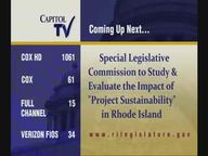 Thumbnail image for 7-30-19  Special Legislative Commission on 'Project Sustainaability' in Rhode Island