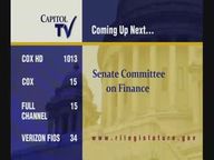 Thumbnail image for 5-18-17 Senate Committee on Finance Part 1 of 2